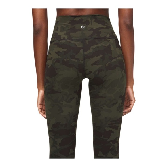 Lululemon Wunder Under High-Rise Camo Leggings xs small Size 2 EUC - Picture 1 of 4